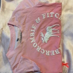 abercrombie & fitch pink ombré baby tee 👶👚
